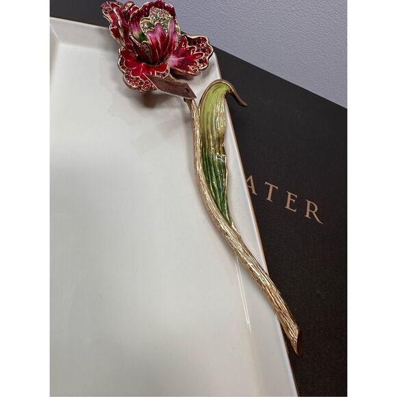 $695 Jay Strongwater Calista Tulip Tray - Picture 11 of 15